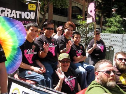 SF Pride Shirley Tan, Melanie, Jay Mercado, Jorr and Jash
