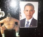 Photo by Refael, age 4, Refridgerator Magnets.