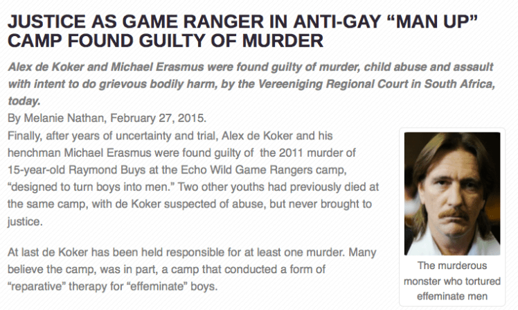 Echo campman up die court verdict