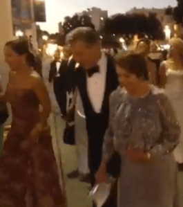 Speaker Nancy Pelosi passes rainbow flag and vigil