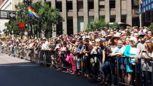 pride crowd