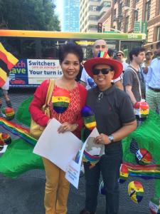 Shirley Tan and Jay Mercado