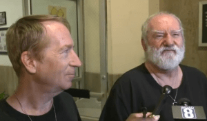 Larry and John the Happy very nice couple who called Melanie a 