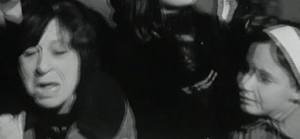 Mother and sister at Edward's funeral