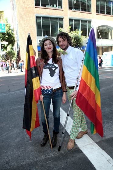 Melanie Nathan's Community Grand Marshal Contingent 2014 |Kristina Lapinski, Neal Gottlieb