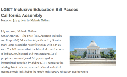 https://oblogdee.blog/2011/07/05/lgbt-inclusive-education-bill-passes-california-assembly/