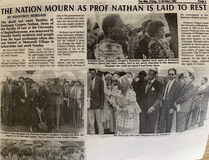 Carmen Nathan's Funerla in Motswedi - Tswana Jewish Burial in Royal Chief Grave yard